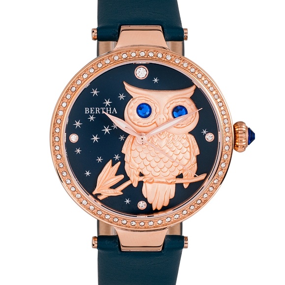 Unique Women\'s Watch with Custom Engraved Owl Dial main image 4